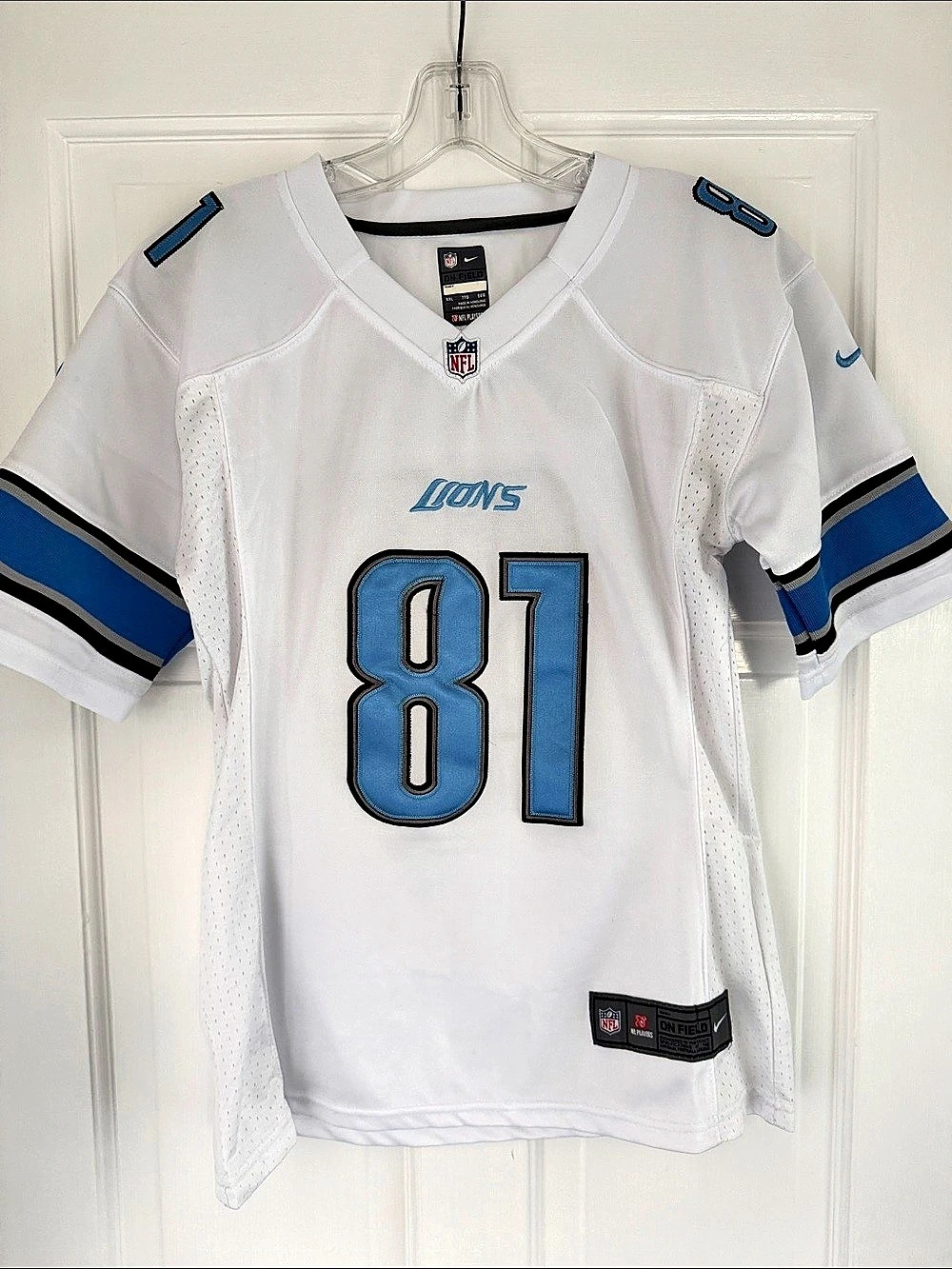 Detroit Lions Calvin Johnson #81 On-Field Game Jersey XXL